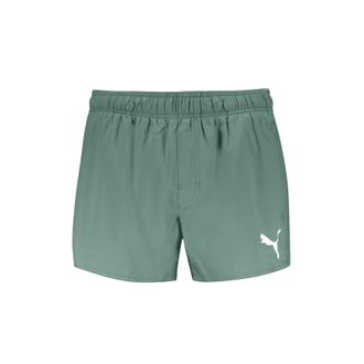 Puma Badeshorts PUMA PUMA SWIM MEN SHORT SHORTS 1P, Herren, Gr. XXL, N-Gr, gr&uuml;n (dunkelgr&uuml;n), Web, Obermaterial: 100% Polyester, Badehosen Badeshorts, mit 
