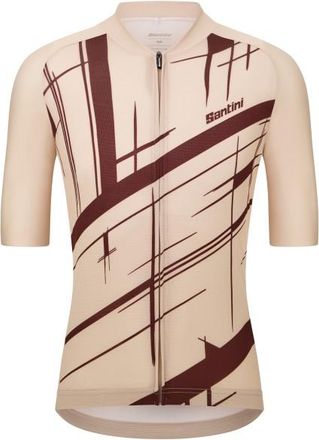 Santini Sketch S/S Jersey Velotrikot f&uuml;r Herren | beige