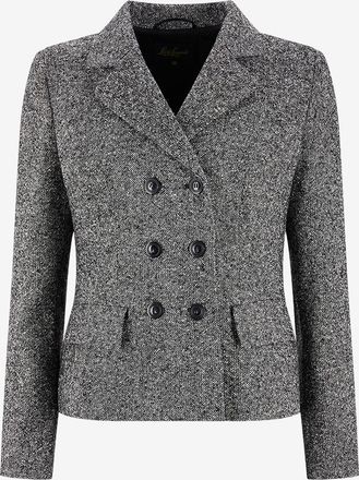 Luisa Spagnoli Kurzer zweireihiger Blazer Stencil