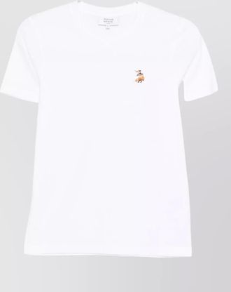 Maison Kitsun&eacute; cotton crew-neck short-sleeve dreaming fox t-shirt