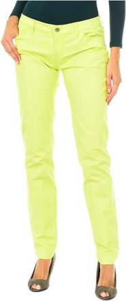 Armani Jeans Straight Jeans - Dames - Regular Fit Jeans - Groen - W29 - Katoen - Jeans