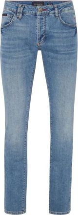 Philipp Plein Super Straight Cut Iconic Plein - Heren - Slim Fit Jeans - Blauw - W28 - Katoen - Jeans