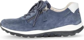 Gabor Schoenen, Dames, Blauw, 38 1/2 EU, Leer, Rollingsoft Sneaker