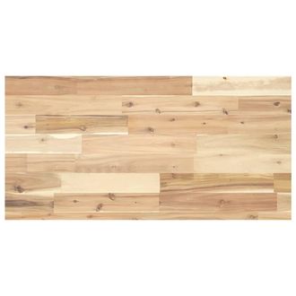 Berkfield Home Bathroom Vanity Top Untreated 60x40x4 cm Solid Wood Acacia in Brown | Size: 60 x 40 x 4 cm