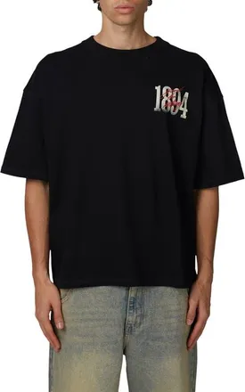 Good For Nothing Boxy-Fit Soaring T-Shirt in Black at Nordstrom, Size Xx-Large