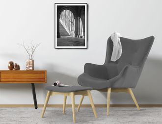 HOME AFFAIRE Sessel »Egense« wahlweise mit oder ohne Hocker