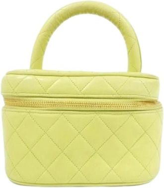 Chanel Pre-owned Handbags, female, Green, Size: ONE SIZE Pre-owned Vintage Handbag