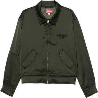 Kenzo Logo-embroidered Flap-pocket Jacket