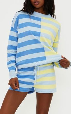 Beach Riot Callie Cotton Blend Sweater in Marina Str at Nordstrom Rack, Size X-Small