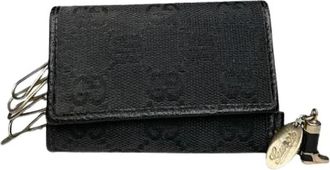 Gucci Pre-owned Key Holder - unisex - Vintage Accessoires - Zwart - ONE Size - Polyester - Vintage