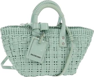 Balenciaga Pre-owned Handbags, female, Green, Size: ONE SIZE Pre-owned Rubber Handbag