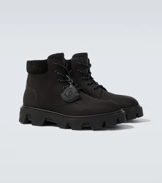 Moncler Peak City suede ankle boots