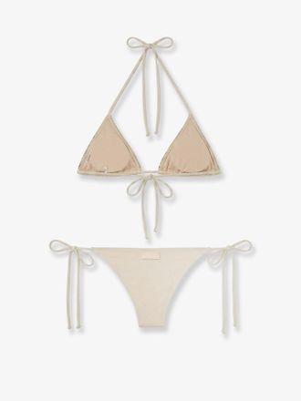 MC2 Saint Barth Womens Bikini Maleah Beige Nylon Swimwear Sea Clothing