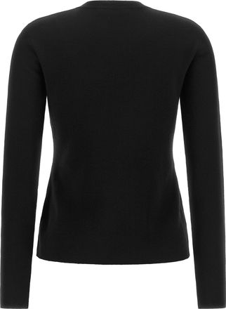 Max Mara Virgin Wool Crewneck Sweater - Black