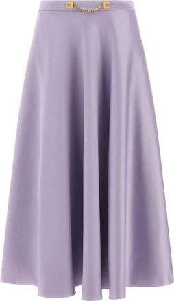 Elisabetta Franchi Purple Duchesse skirt