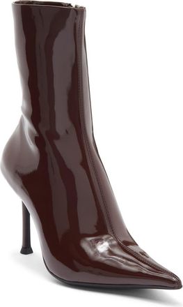 Jeffrey Campbell Daring Stiletto Bootie in Coffee Patent at Nordstrom Rack, Size 9.5