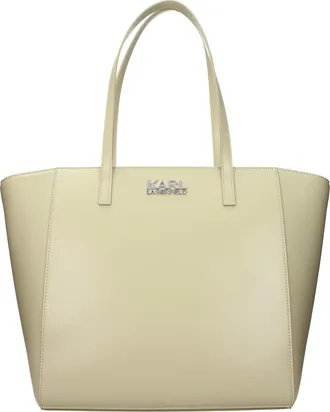 Karl Lagerfeld Green Polyethylene Shoulder Womens Bag