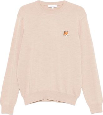 Maison Kitsun&eacute; Logo-embroidered Sweater
