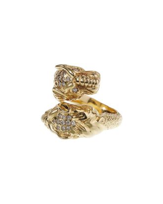 Gucci 18K 0.40 ct. tw. Diamond Tiger Ring (Authentic Pre-Loved)