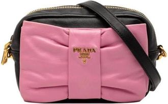 Prada Pre-owned Cross Body Bags, female, Pink, Size: ONE SIZE Pre-owned Crossbody Bag
