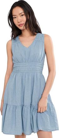Tommy Bahama Voile Voyage Sleeveless Short Dress Womens Dress Port Side Blue : LG (US 12-14), Cotton