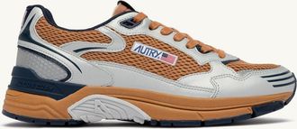 Autry HYPERWAY SNEAKERS IN SILVER BISCUIT AND SPACE SYNTHETIC LEATHER AND MESH