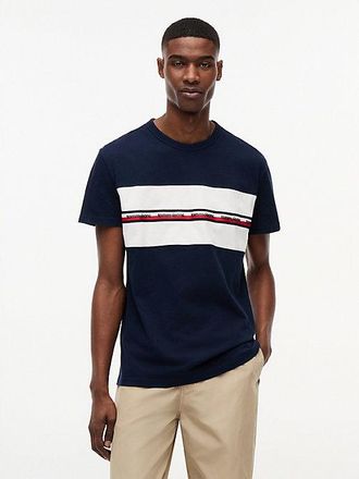 Tommy Hilfiger Global Stripe Tape Peached Jersey T-Shirt