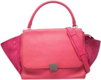 Celine Pre-owned Trapeze - Dames - Vintage Handtas - Roze - ONE Size - Leer - Vintage