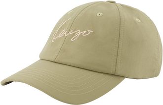 Kenzo Womens Nylon Baseball Cap Beige