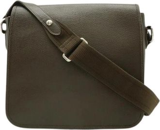 Louis Vuitton Pre-owned Cross Body Bags, male, Brown, Size: ONE SIZE Pre-owned Andrei Taiga Shoulder Bag