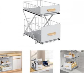 OEM Armario Para Especias De Doble Capa - Organizador De Cocina - Dise&ntilde;o Plegable, Elevable Y Deslizante, No Requiere Instalaci&oacute;n