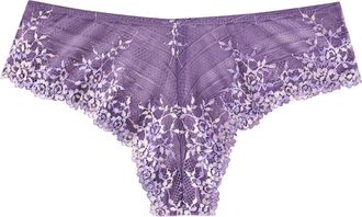 Wacoal Embrace Embroidered Lace Briefs - Purple - S (UK8-10 / S)