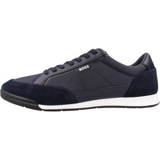 HUGO BOSS Schoenen, Heren, Blauw, 42 EU, Su&egrave;de, Nitan Lowp