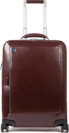 Piquadro Cabin suitcase for laptop 15-6 - Heren - Handbagage koffer - Bruin - ONE Size - Koffers