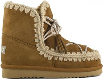 Mou Eskimo 18 Boot - Dames - Winterlaarzen - Bruin - 36 EU - Wol - Schoenen
