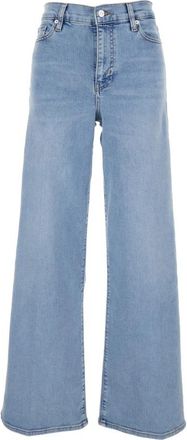Frame Denim Le Slim Palazzo Jeans - Dames - Loose Fit Jeans - Blauw - W30 - Katoen - Jeans