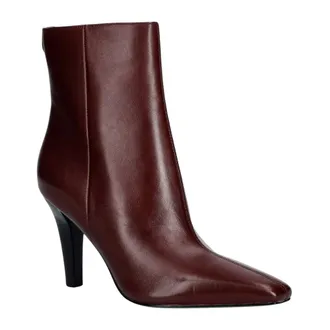 Guess Schoenen, Dames, Rood, 39 EU, Leer, Raffa Enkellaarzen