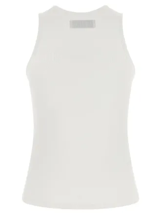 Vivienne Westwood Womens White Cotton Sleeveles T-Shirt
