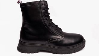 Tommy Hilfiger HILFIGER ABRASIVATO Mens Boots Black