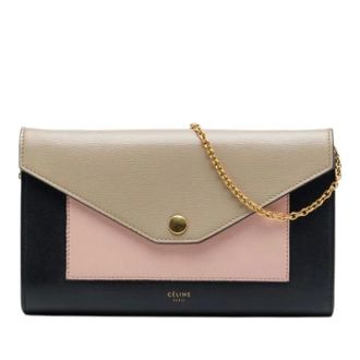 Celine Pre-owned Vintage Crossbody Bag - Dames - Pre-owned - Veelkleurig - Maat: ONE Size Leer