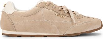 Carvela Womens Suede Tivoli Sneaker Sneakers - Beige - Size UK 6