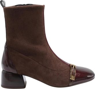 Hispanitas Puebla - Dames - Laarzen met Hak - Bruin - 40 EU - Schoenen