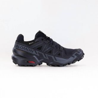 Salomon Mens Speedcross 6 Gtx Trail Running Shoe In Black/black Phantom