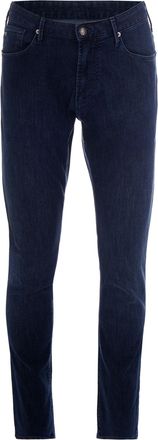 Emporio Armani Slim Fit Medium Blue Denim with Five-Pocket Style