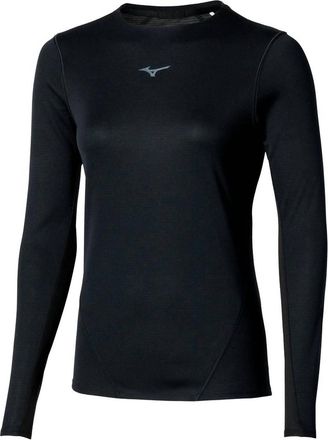 Mizuno Womens Tech Thermal Charge Breath Long Sleeve Tee In Black