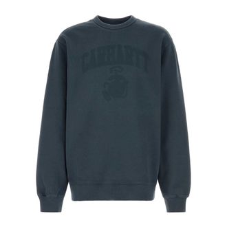 Carhartt Work in Progress Carhartt Wip, Sweatshirts, male, Blue, Size: M Faded Pond Corps Sweat