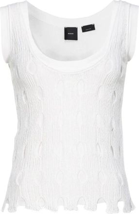 Pinko Pinko - Tops - Dames - Tops zonder mouwen - Wit - M - Tops