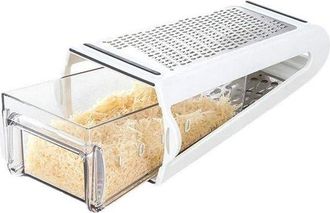 OEM Rallador De Queso Con Recipiente - Rallador Profesional De Acero Inoxidable De Doble Cara, Desmontable, Para Queso, Chocolate Y Verduras