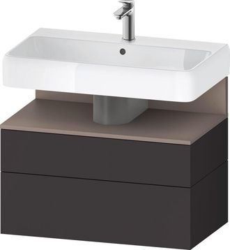 Duravit Qatego Mueble Bajo Lavabo, 1 Extra&iacute;ble Y 1 Caj&oacute;n, - Duravit