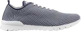 Kiton Fits Sneakers - Heren - Sneakers - Blauw - 40 EU - Leer - Schoenen